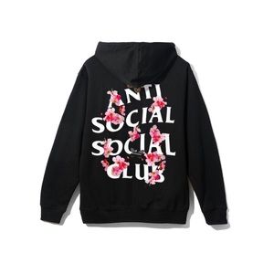 Anti social social club Kkoch Hoody blk med